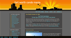 Desktop Screenshot of fortworthcondomania.com